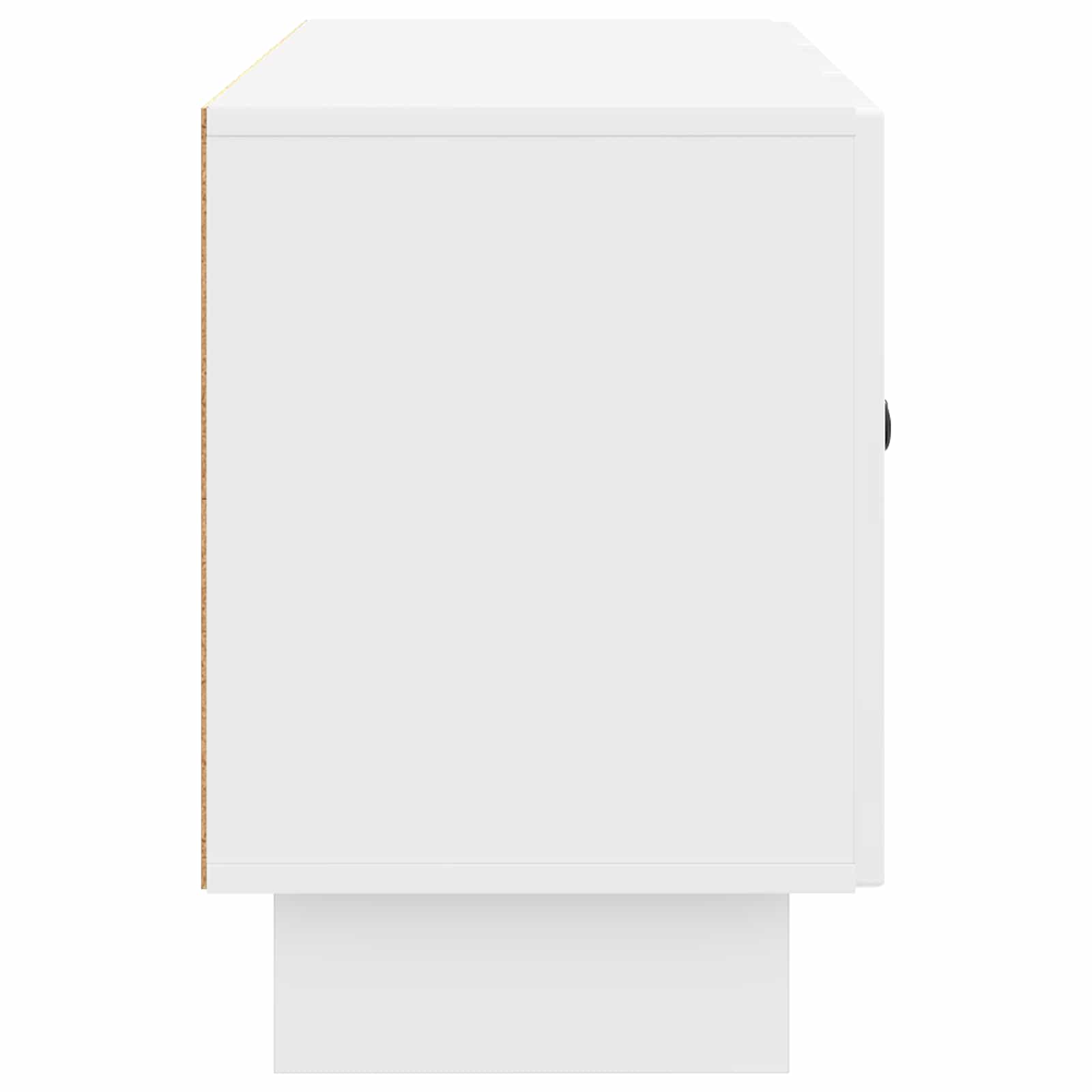 TV-skab Hvid højglans 99 x 34,5 x 50 cm Konstrueret træ