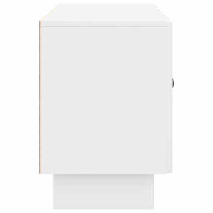 TV-skab 99 x 34,5 x 50 cm Hvid højglans Konstrueret træ