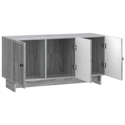 TV-skab 99 x 34,5 x 50 cm Grå sonoma-eg Konstrueret træ