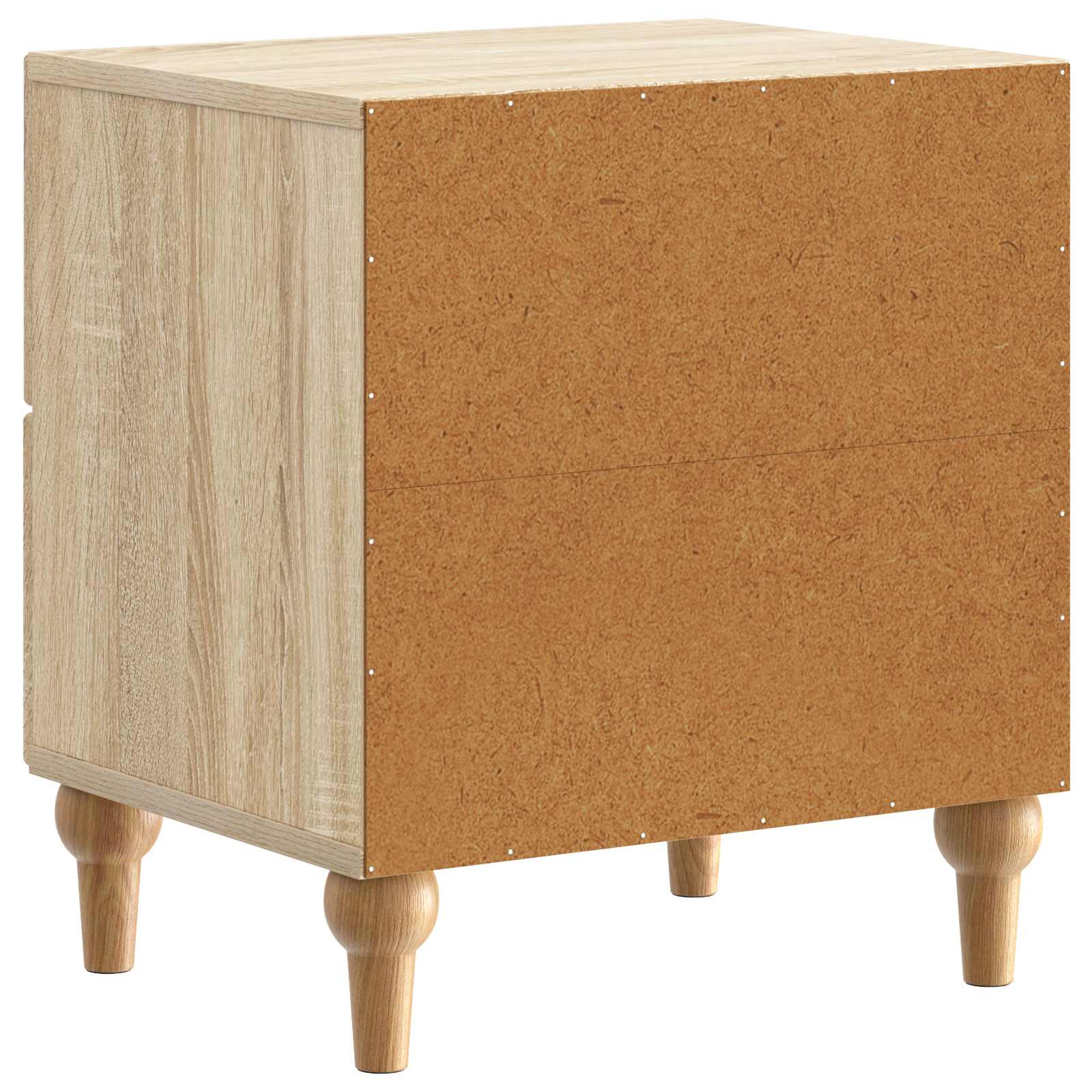 Natskab 2 pcs Sonoma-eg 43 x 34,5 x 48 cm Konstrueret træ