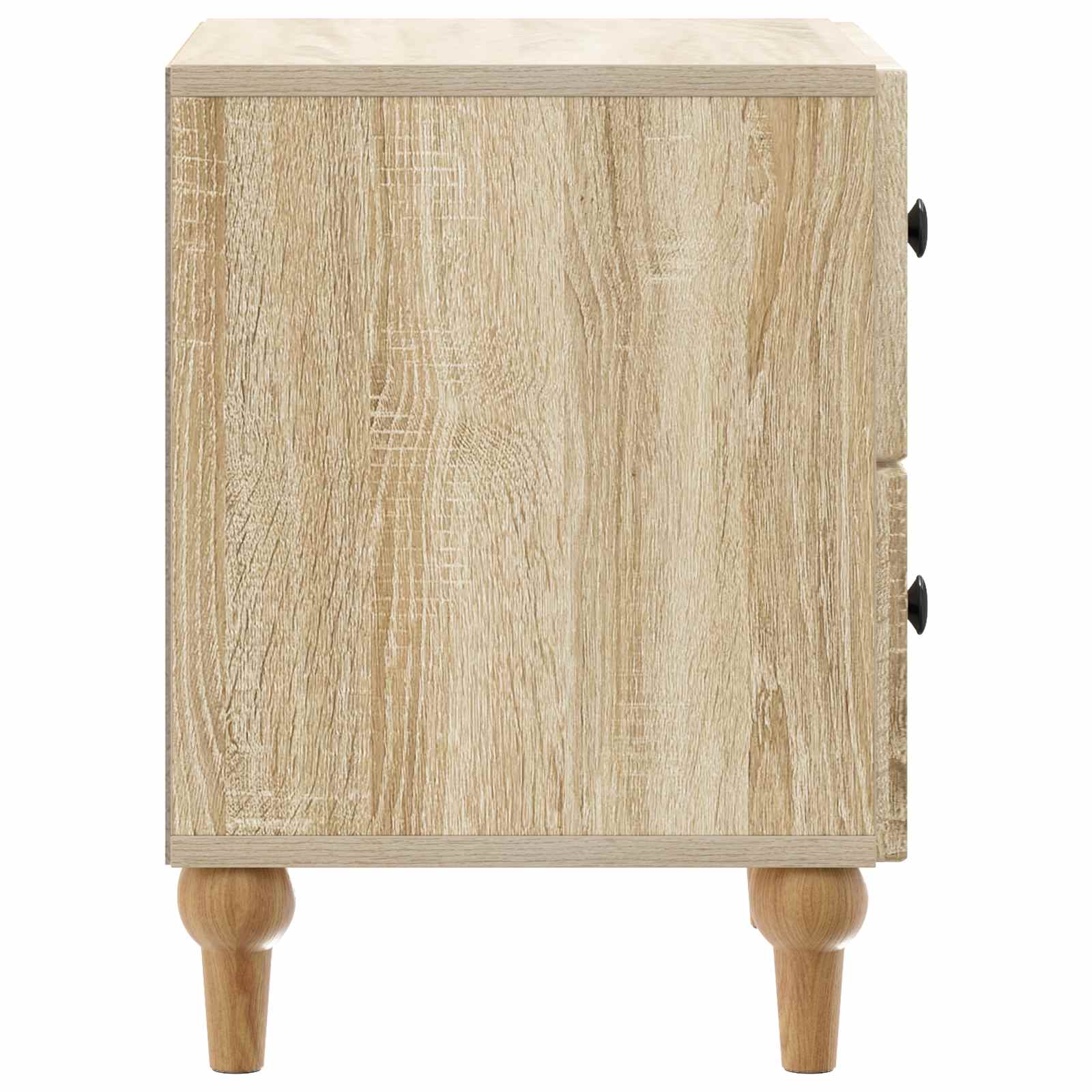 Natskab 2 pcs Sonoma-eg 43 x 34,5 x 48 cm Konstrueret træ
