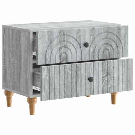 Natskab Grå sonoma-eg 62 x 34,5 x 48 cm Konstrueret træ