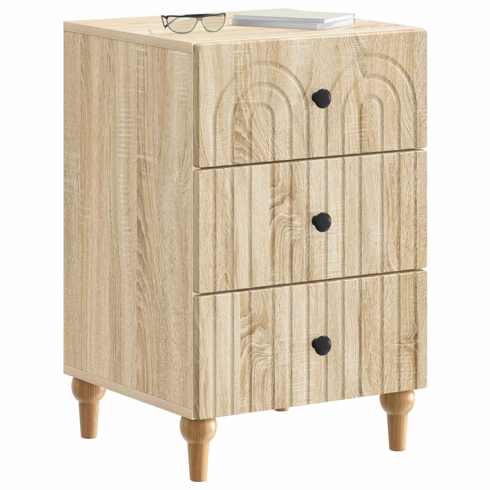 Natskab med skuffe Sonoma-eg 43x 41 x 66,5 cm Konstrueret træ