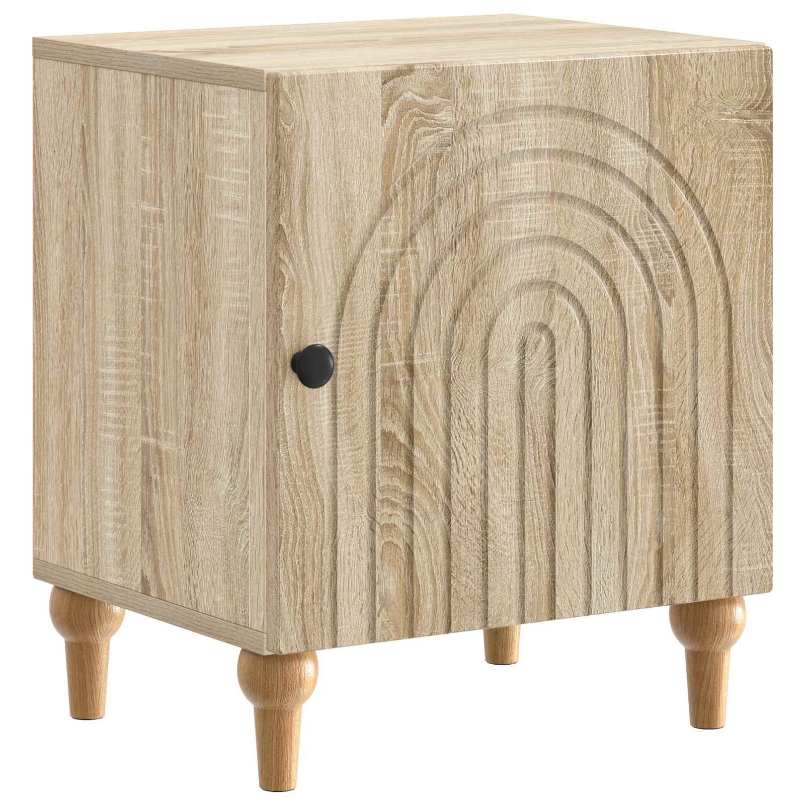 Natskab 2 pcs Sonoma-eg 43 x 34,5 x 50 cm Konstrueret træ