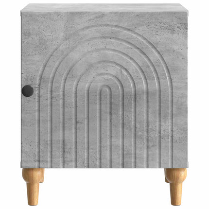 Natskab 2 stk. Betongrå 43 x 34,5 x 50 cm Konstrueret træ