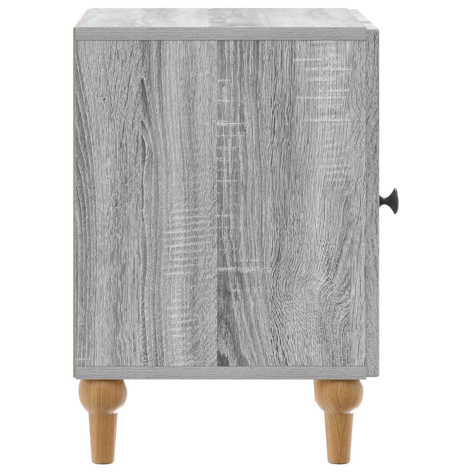 Natskab 2 pcs Grå sonoma-eg 43 x 34,5 x 50 cm Konstrueret træ