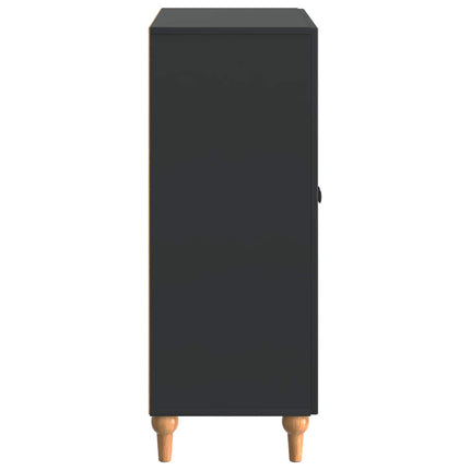 Sideboard Sort 66 x 34,5 x 90 cm Konstrueret træ