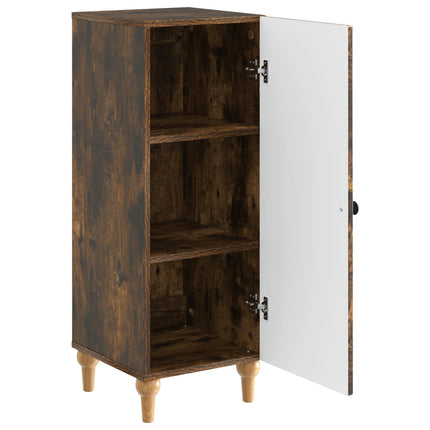 Sideboard Røget eg 33 x 34,5 x 90 cm Konstrueret træ