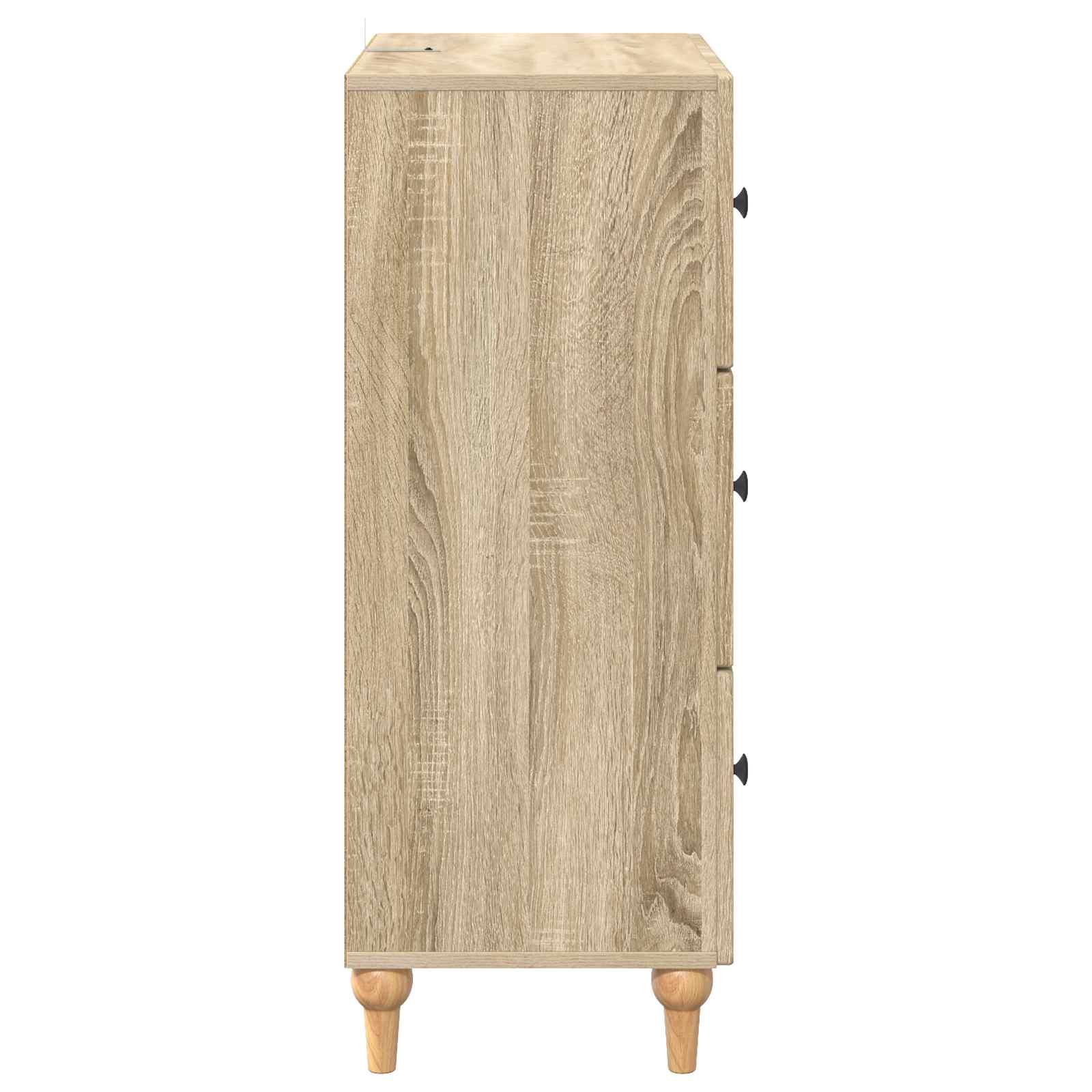 Skuffeskab Sonoma-eg 66 x 34,5 x 90 cm Konstrueret træ