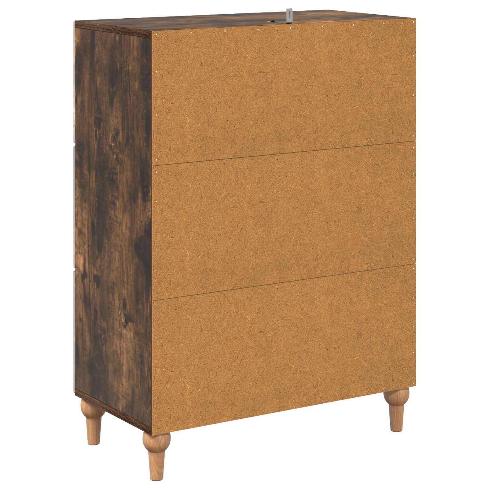 Skuffeskab Røget eg 66 x 34,5 x 90 cm Konstrueret træ