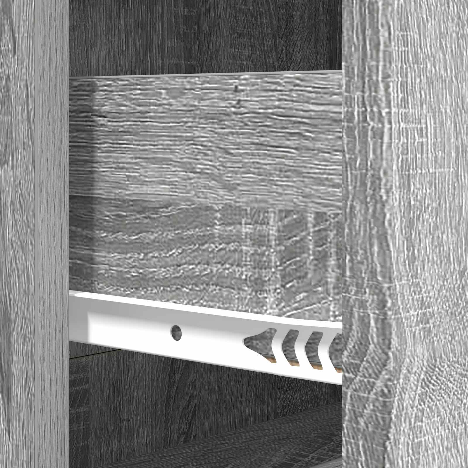 Skuffeskab Grå sonoma-eg 66 x 34,5 x 90 cm Konstrueret træ