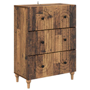 Skuffeskab Gammelt træ 66 x 34,5 x 90 cm Konstrueret træ