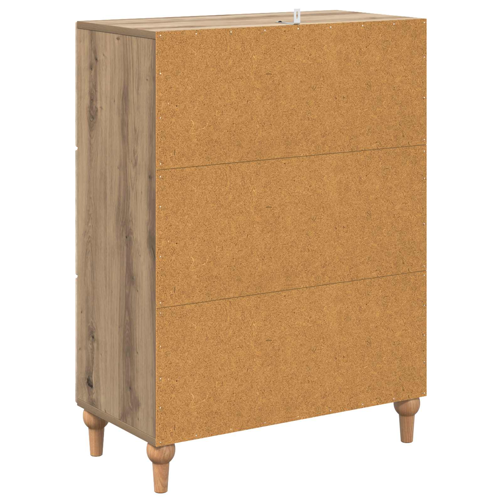 Skuffeskab Artisan-eg 66 x 34,5 x 90 cm Konstrueret træ