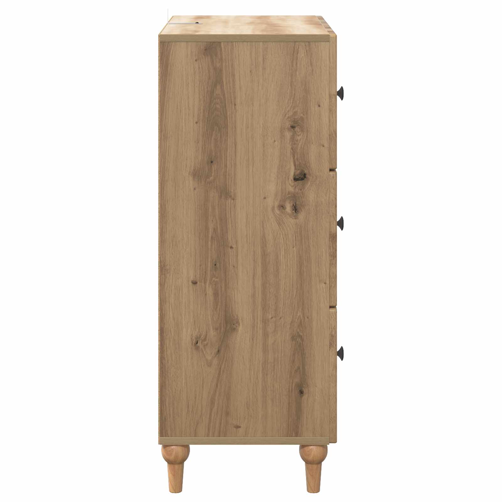 Skuffeskab Artisan-eg 66 x 34,5 x 90 cm Konstrueret træ