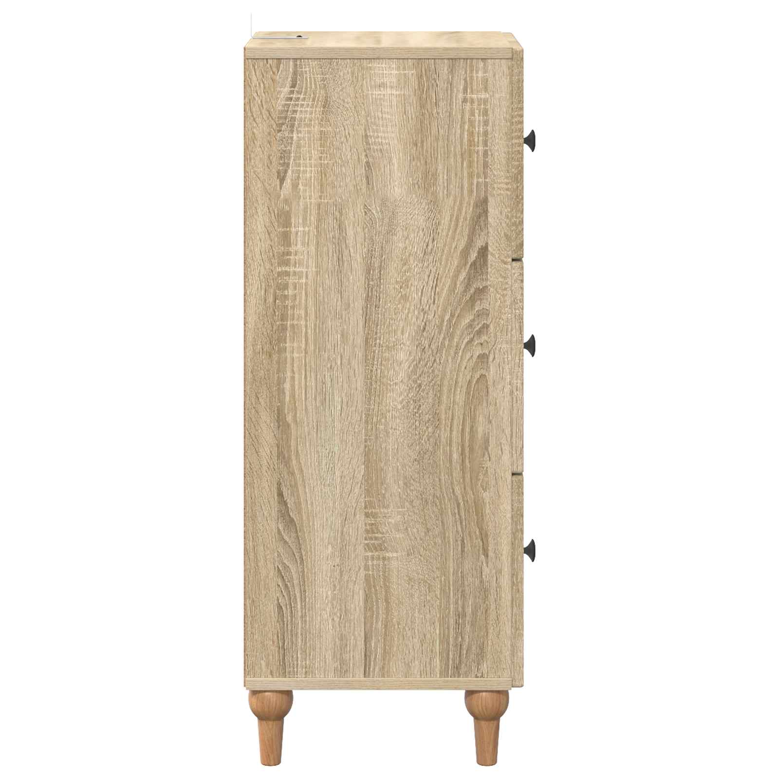 Skuffeskab Sonoma-eg 33 x 34,5 x 90 cm Konstrueret træ