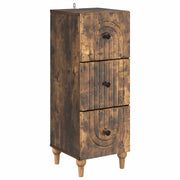 Skuffeskab Røget eg 33 x 34,5 x 90 cm Konstrueret træ