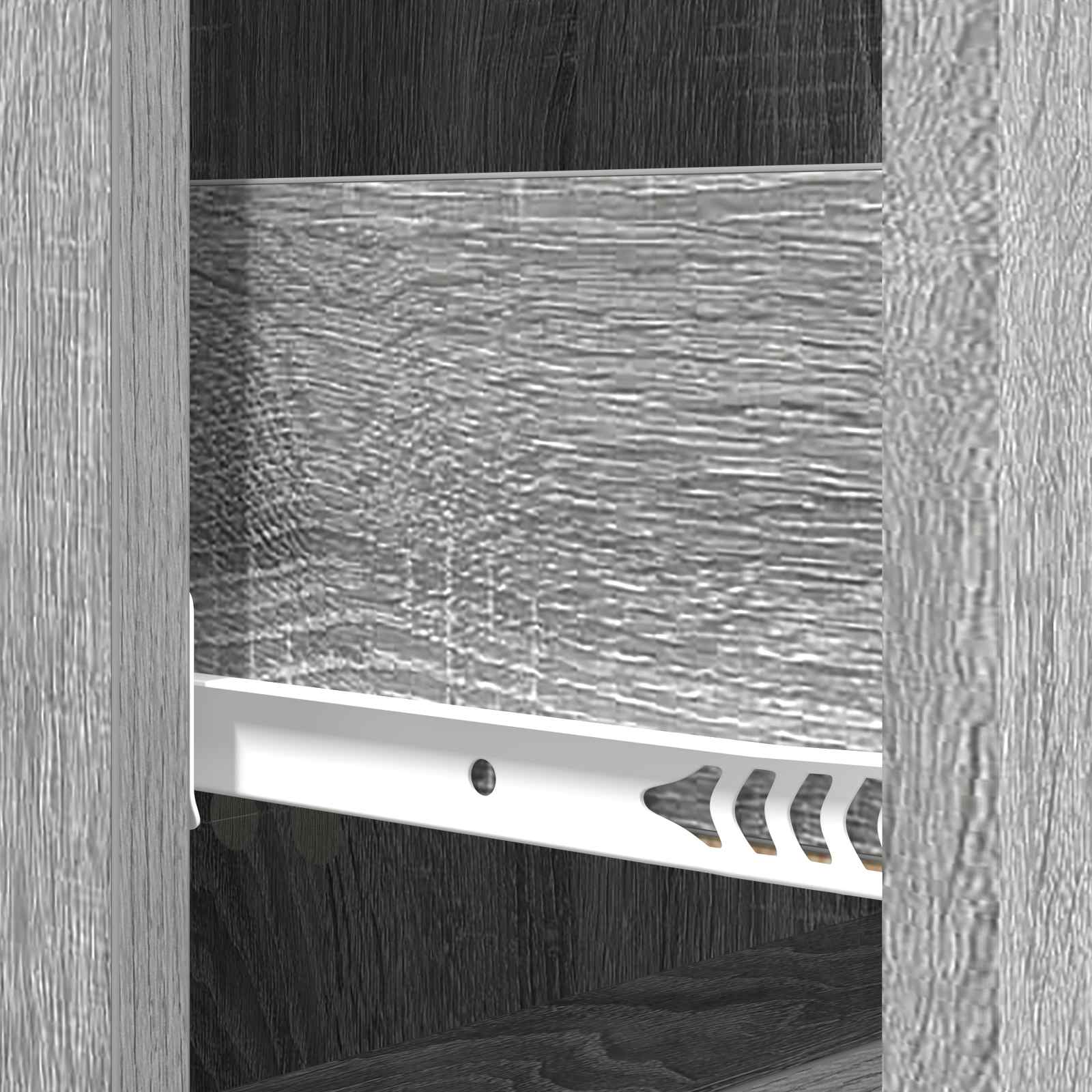 Skuffeskab Grå sonoma-eg 33 x 34,5 x 90 cm Konstrueret træ