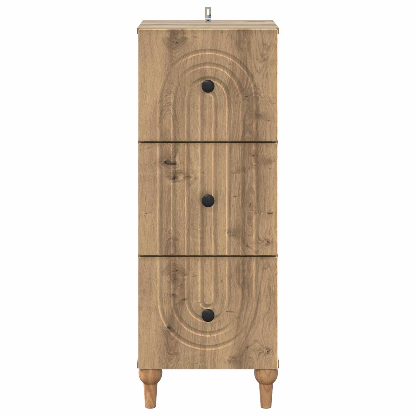 Skuffeskab Artisan-eg 33 x 34,5 x 90 cm Konstrueret træ