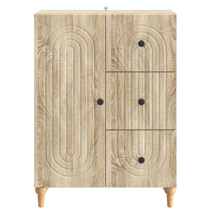 Sideboard Sonoma-eg 66 x 34,5 x 90 cm Konstrueret træ