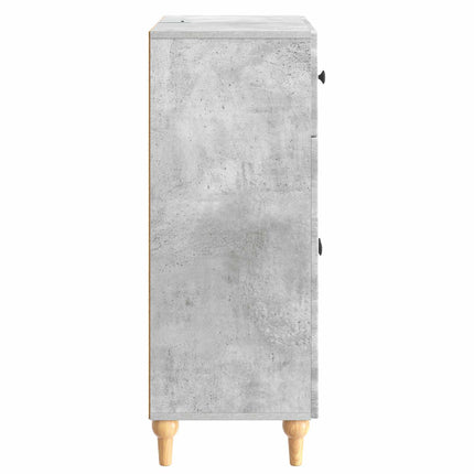 Sideboard Betongrå 66 x 34,5 x 90 cm Konstrueret træ