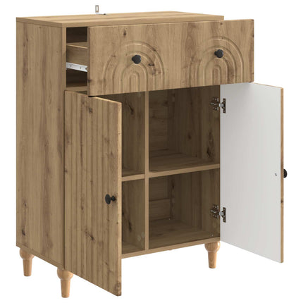 Sideboard Artisan-eg 66 x 34,5 x 90 cm Konstrueret træ