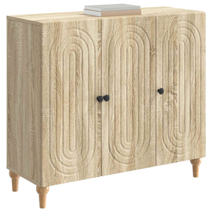 Sideboard Sonoma-eg 89 x 34,5 x 80 cm Konstrueret træ