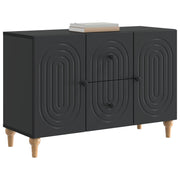 TV-skab med skuffe Sort 89 x 34,5 x 60 cm Konstrueret træ
