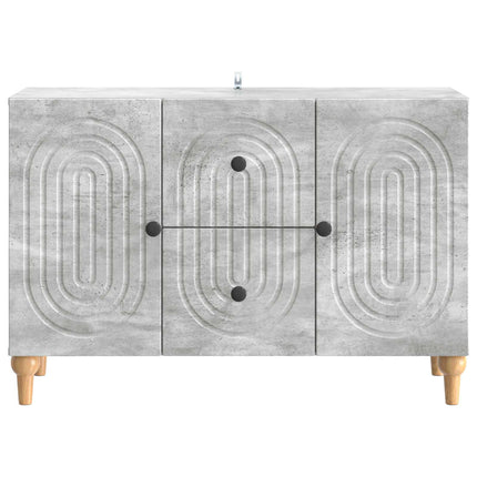 TV-skab med skuffe Betongrå 89 x 34,5 x 60 cm Konstrueret træ