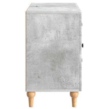 TV-skab med skuffe Betongrå 89 x 34,5 x 60 cm Konstrueret træ