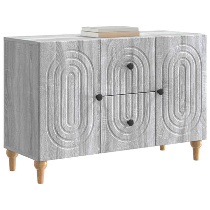 TV-skab Grå sonoma-eg 89 x 34,5 x 60 cm Konstrueret træ