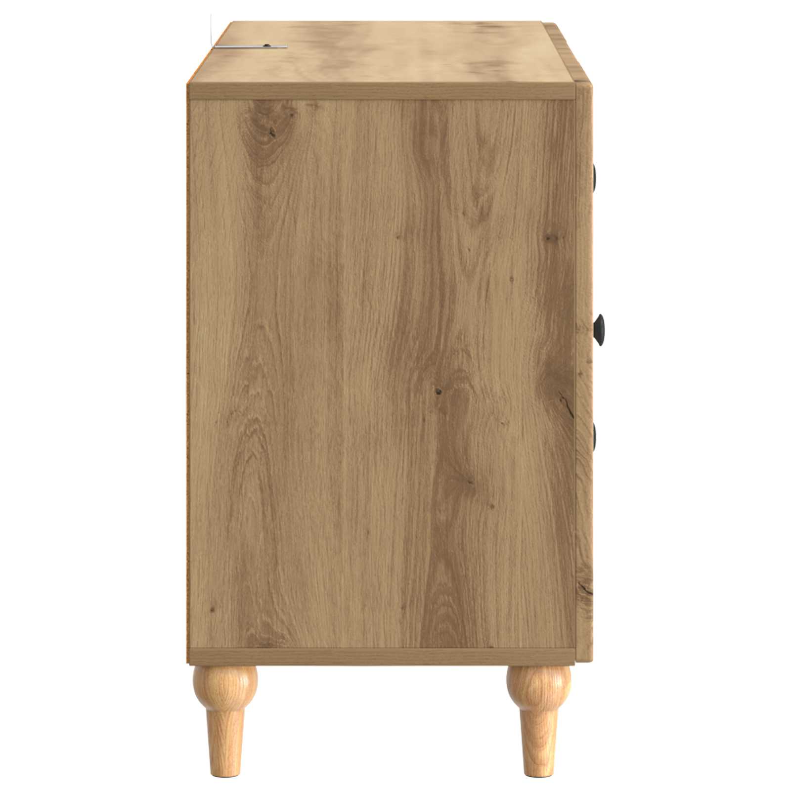 TV-skab med skuffe Artisan-eg 89 x 34,5 x 60 cm Konstrueret træ
