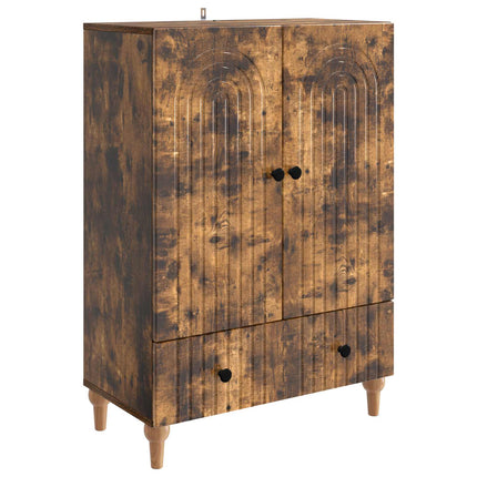 Sideboard Røget eg 66 x 34,5 x 95 cm Konstrueret træ