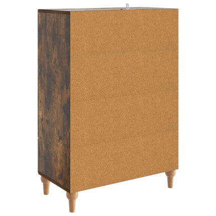 Sideboard Røget eg 66 x 34,5 x 95 cm Konstrueret træ