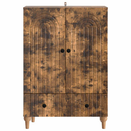 Sideboard Røget eg 66 x 34,5 x 95 cm Konstrueret træ