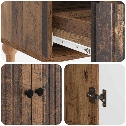 Sideboard Gammelt træ 66 x 34,5 x 95 cm Konstrueret træ