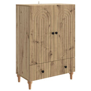 Sideboard Artisan-eg 66 x 34,5 x 95 cm Konstrueret træ