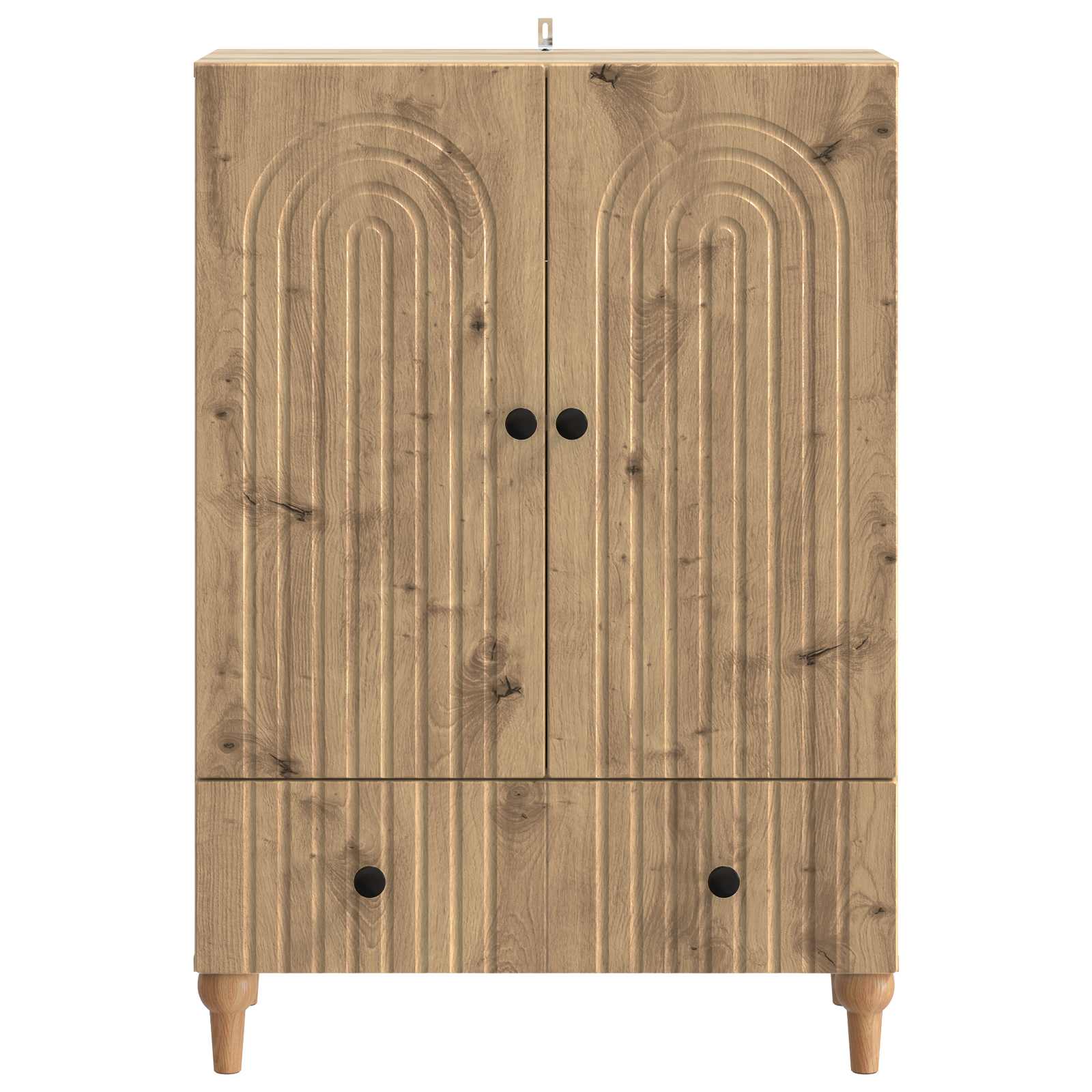 Sideboard Artisan-eg 66 x 34,5 x 95 cm Konstrueret træ