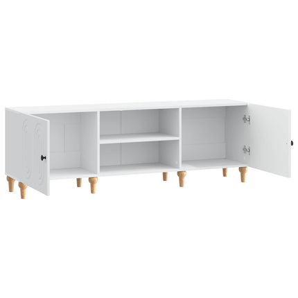 TV-skab Hvid 150 x 31 x 50 cm Konstrueret træ