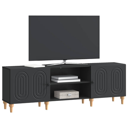 TV-skab 150 x 31 x 50 cm Sort Konstrueret træ