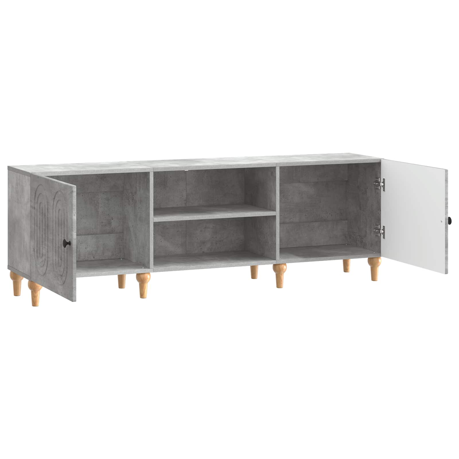 TV-skab Betongrå 150 x 31 x 50 cm Konstrueret træ