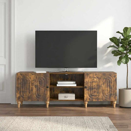 TV-skab 150 x 31 x 50 cm Røget eg Konstrueret træ