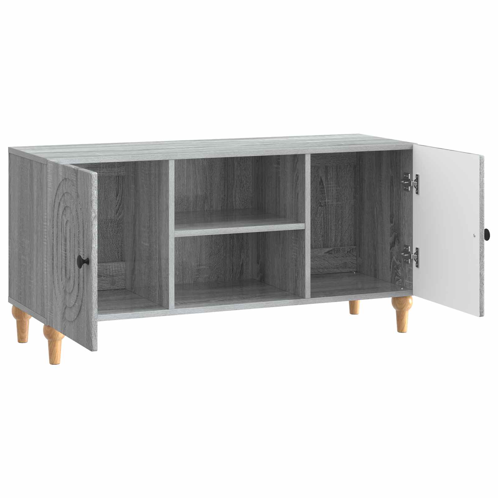 TV-skab Grå sonoma-eg 102 x 34,5 x 50 cm Konstrueret træ