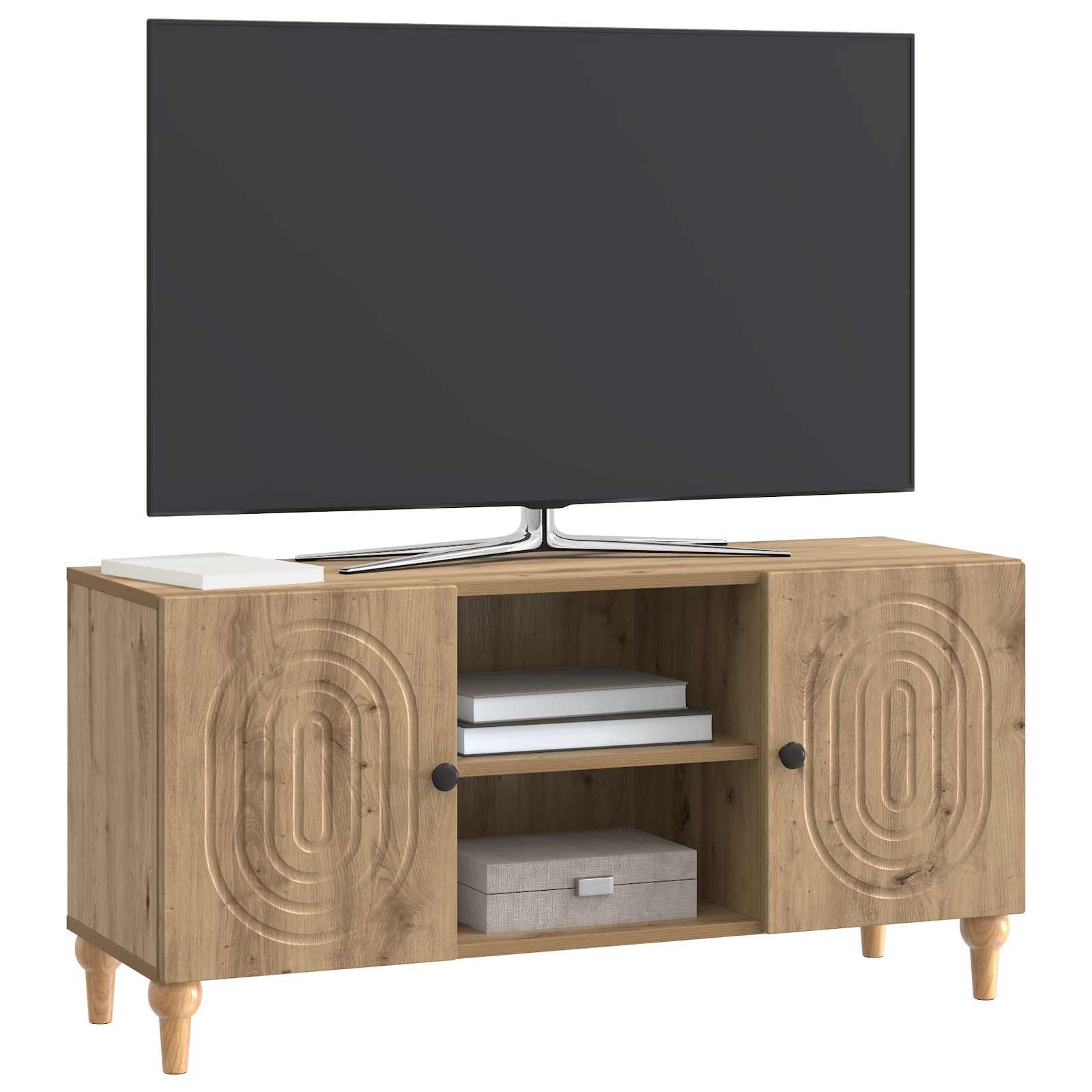 TV-skab Artisan-eg 102 x 34,5 x 50 cm Konstrueret træ