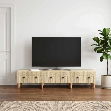 TV-skab med skuffe Sonoma-eg 147 x 34,5 x 30 cm Konstrueret træ