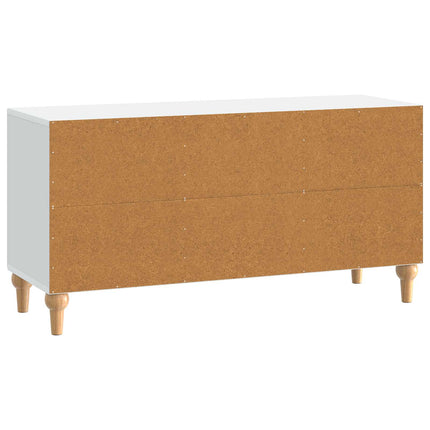 TV-skab Hvid 99 x 34,5 x 50 cm Konstrueret træ