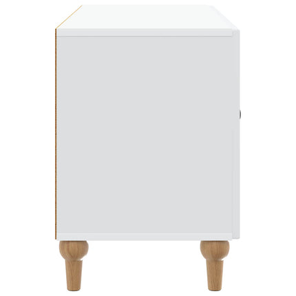 TV-skab Hvid 99 x 34,5 x 50 cm Konstrueret træ