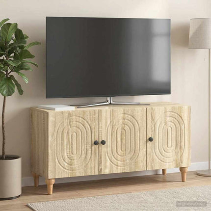 TV-skab 99 x 34,5 x 50 cm Sonoma-eg Konstrueret træ