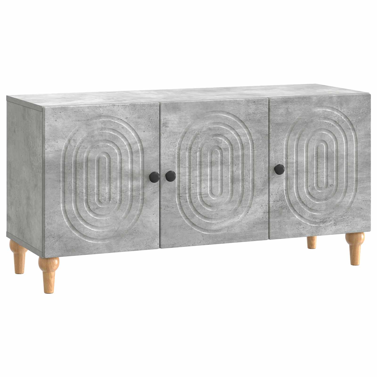 TV-skab Betongrå 99 x 34,5 x 50 cm Konstrueret træ