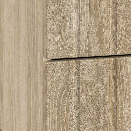 Natskab 2 stk. Sonoma-eg 43 x 34,5 x 49,5 cm Konstrueret træ