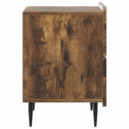 Natskab 2 stk. Røget eg 43 x 34,5 x 49,5 cm Konstrueret træ